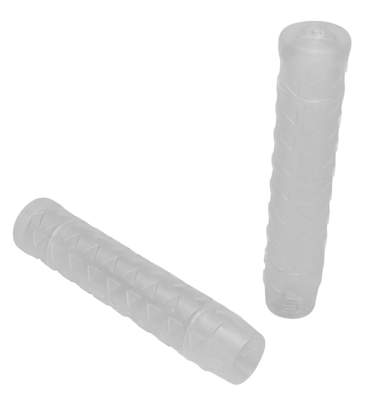 AME Tri STAR flangeless MTB bicycle grips – CLEAR