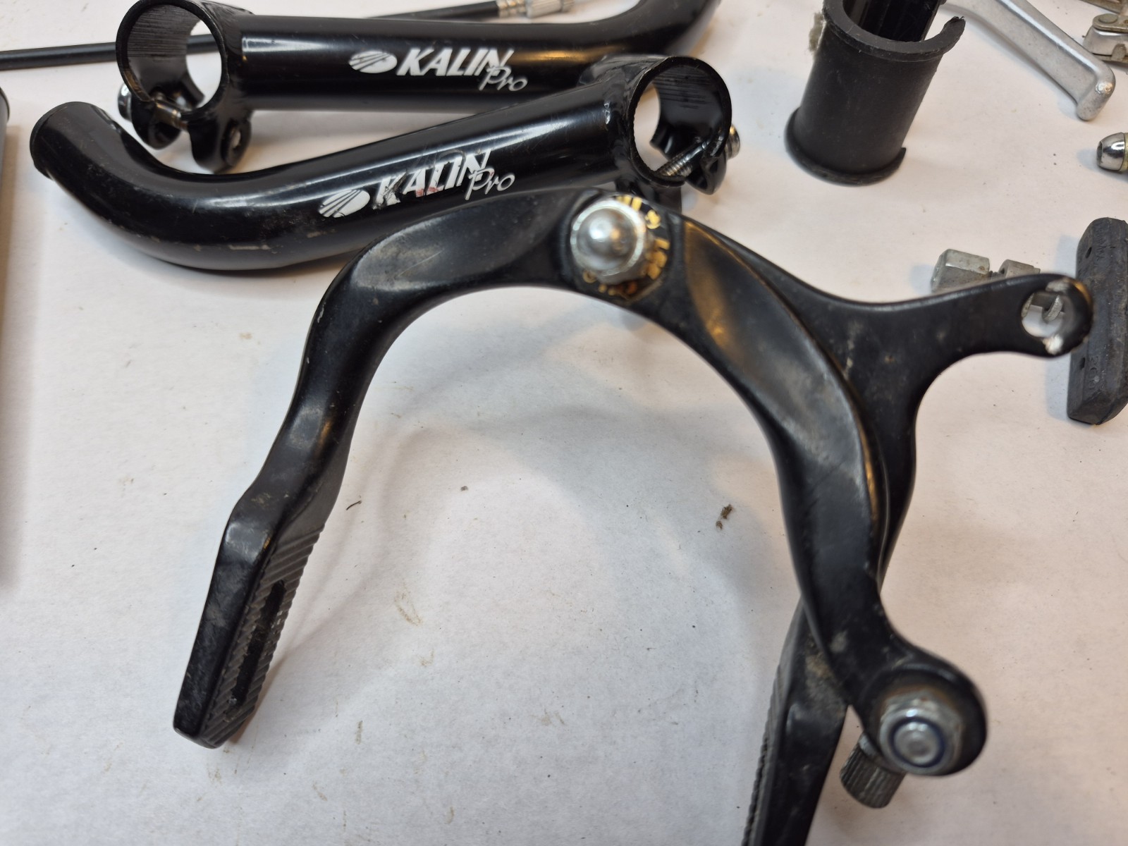 Lot Of Assorted Bicycle Parts Kalin Pro Assorted Brake Cables Caliper Pads