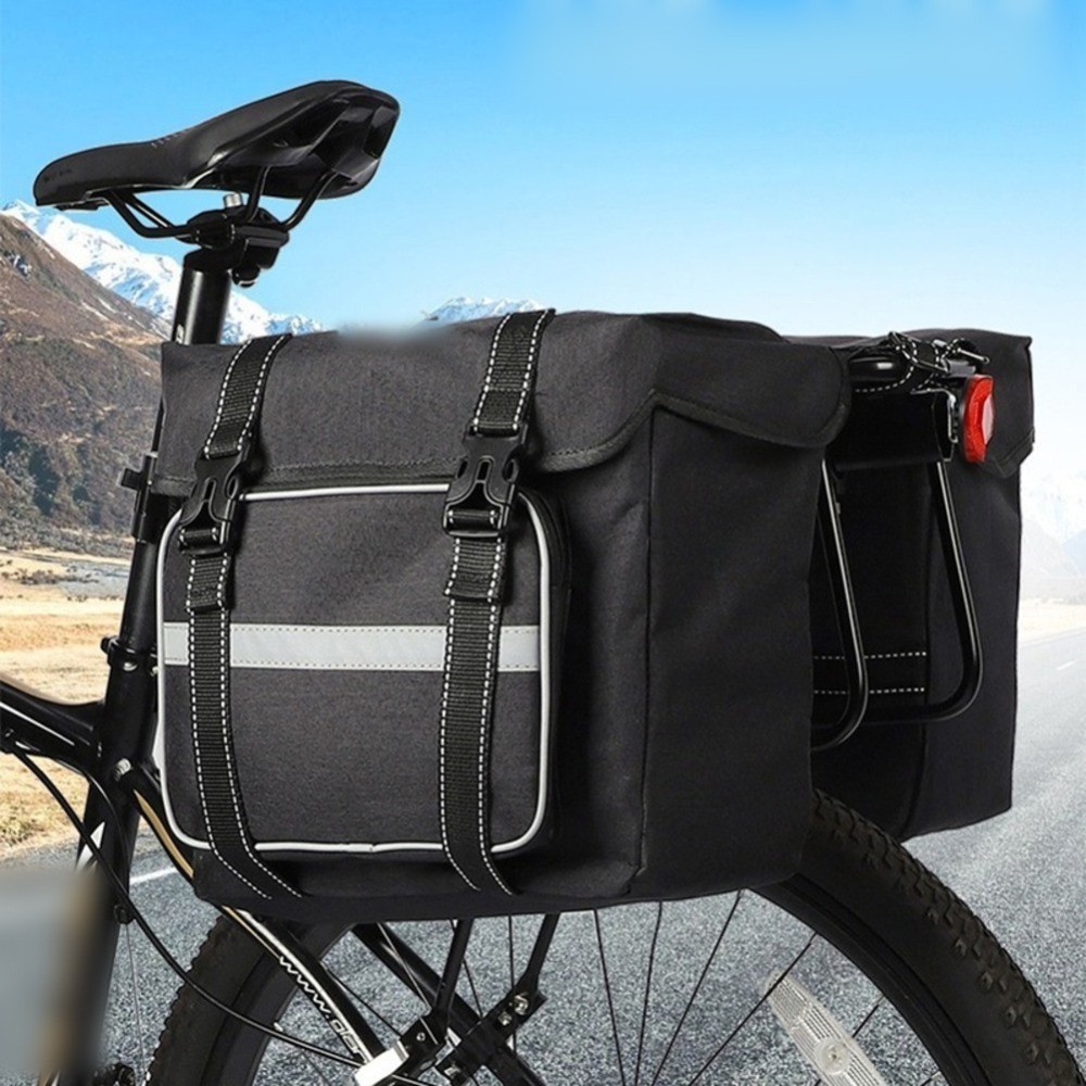For For Ebike And Bicycle With Secure Attachment Straps Reflective Saddle Bags