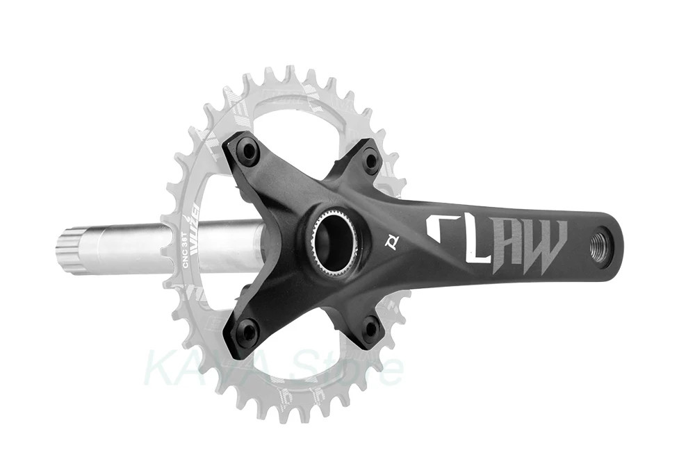 Snow Fat bike Crankset bicyle Crank Arm 104BCD Shaft 176/192mm Bottom Bracket