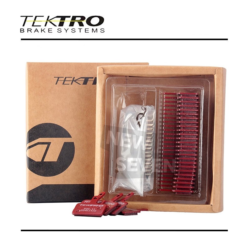 TEKTRO 15Pairs P20.11 Disc Brake Pads Ceramic Metal Auriga Tune TWIN W/ Spring
