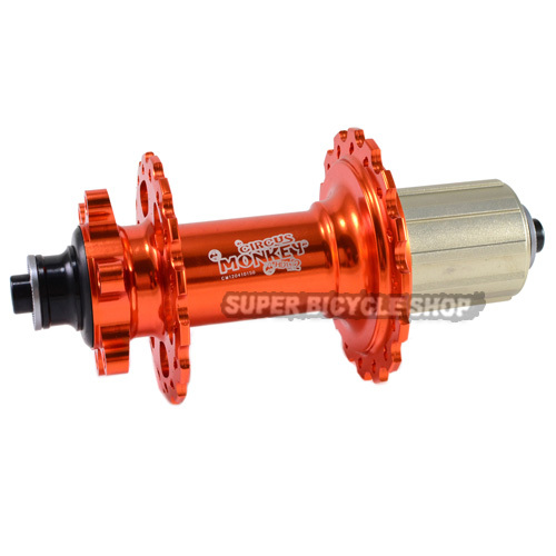 Circus Monkey HDW2 MTB Disc Hubs,24 Hole,1 Pair,Orange