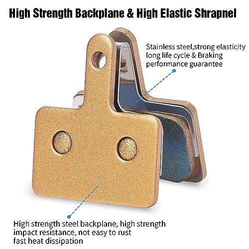 25 Pairs Sintered Metal Ebike Disc Brake Pads for Shimano MT200 M355 M446 M447 M