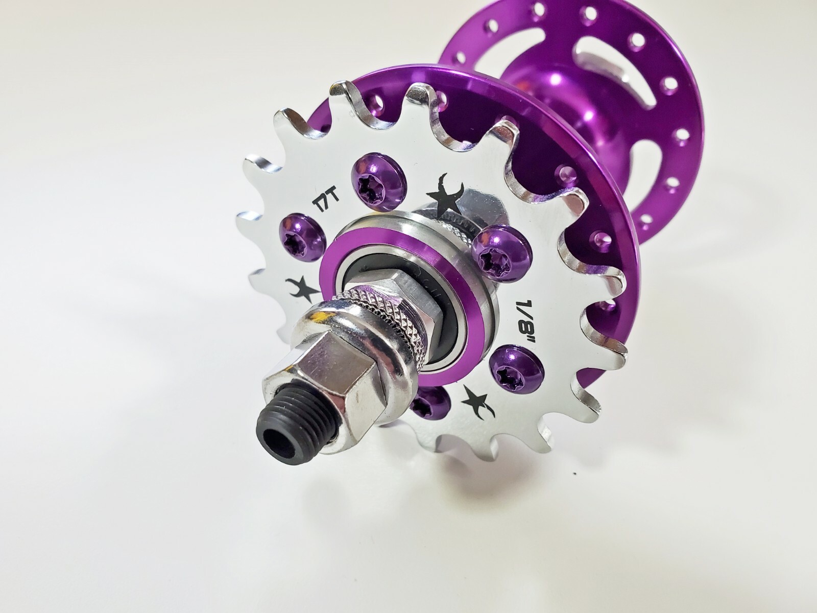 NEMESIS 16T FIXED GEAR COG – FOR DISC HUB – 1/8″ FIXIE – GOLD