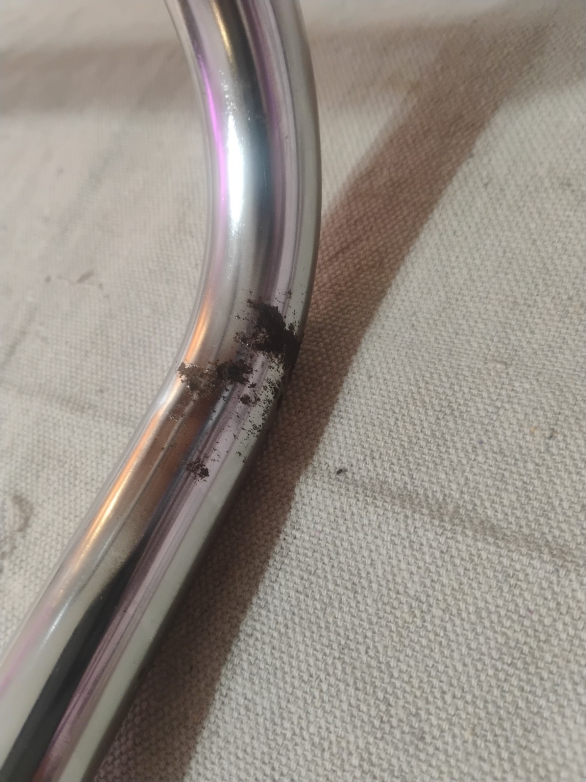 Gently Used Chrome Drop Down Handlebars Unbranded 25.4MM About 17″ Wide
