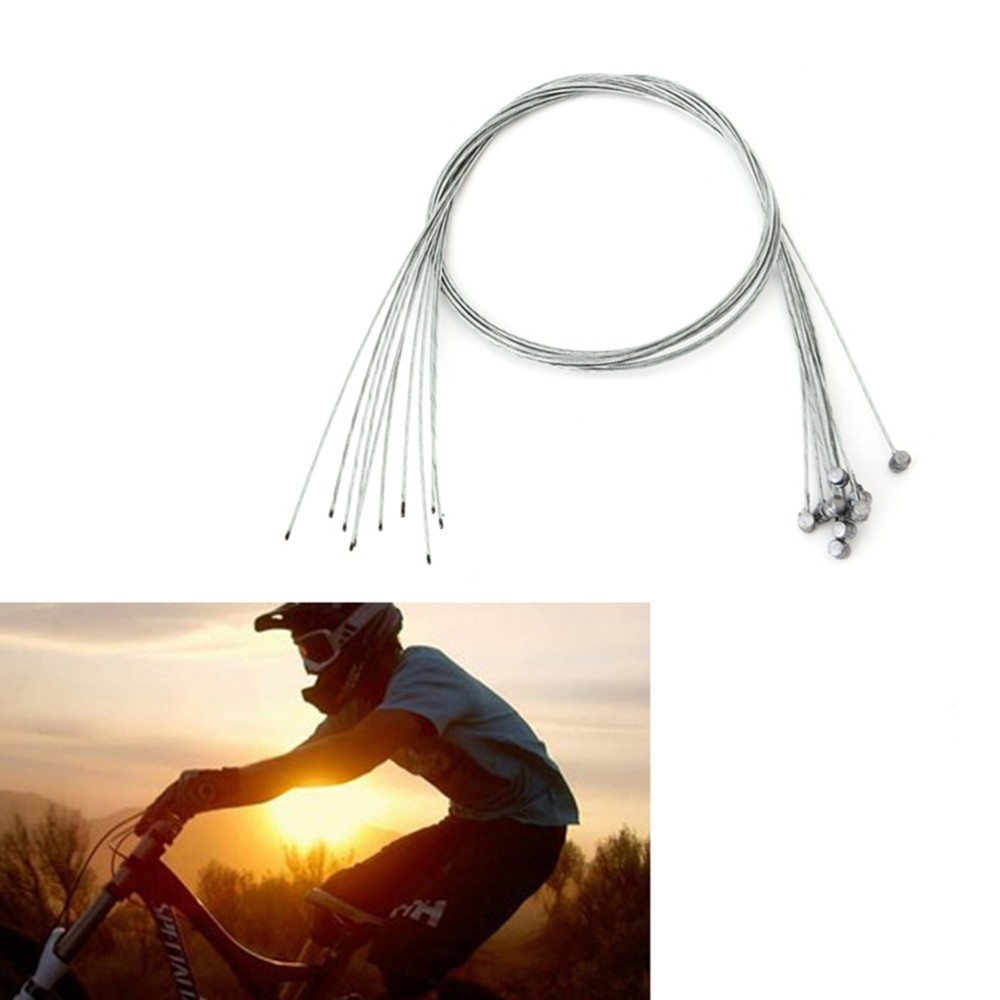 10pcs 2M Bycicle Bike Brake Wire Line Derailleur Cable Brake Wire