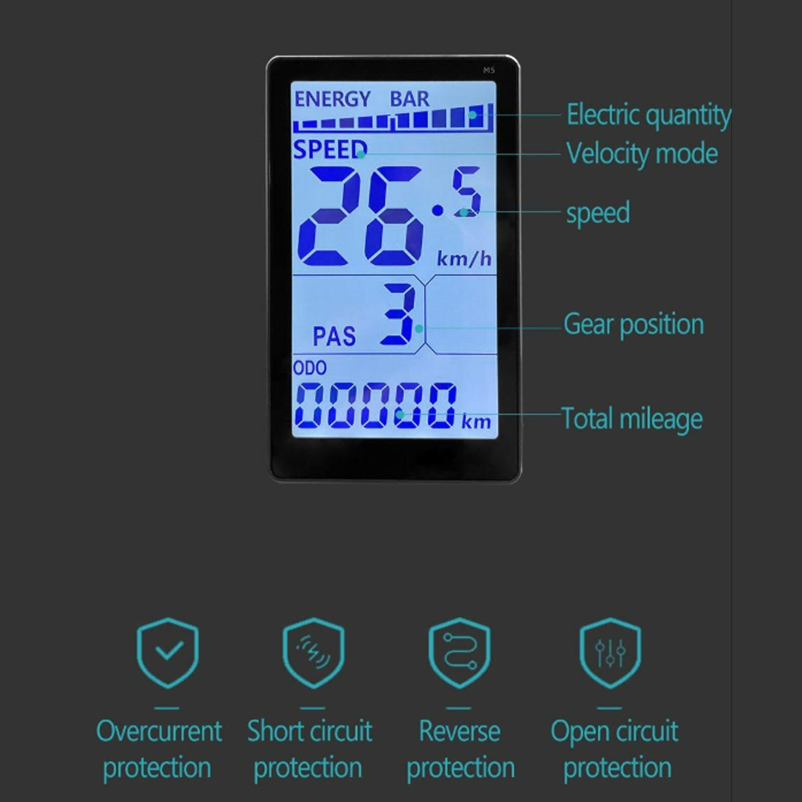Screen LCD Display Replacement for DIY XP 2.0/3.0 Mountain Bike Electric Scooter