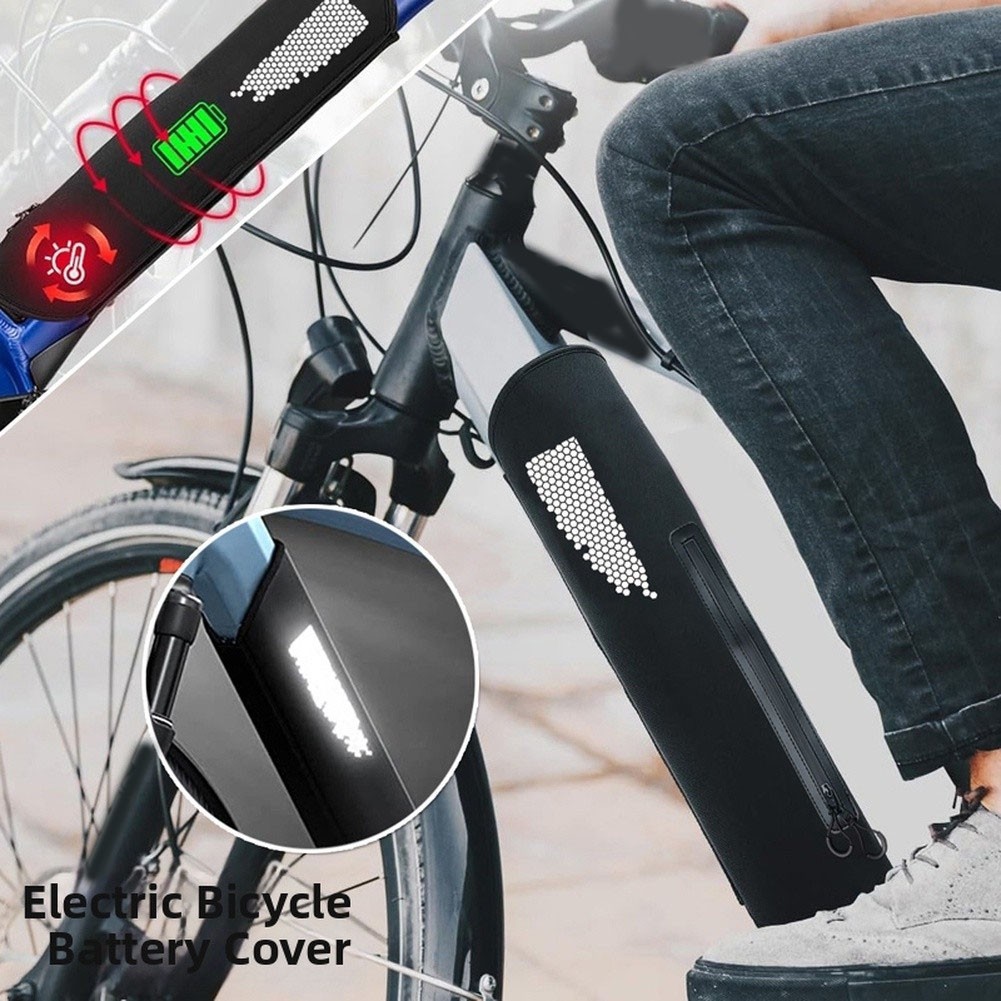 3-in-1 Neoprene Cover Kit for E-Bike Battery Motor and Handlebar Weather Shield