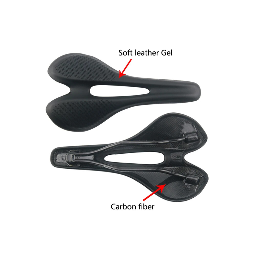Mountain Bike Saddle Carbon Fiber Road Bike Saddle Bicycle Seat 275*143mm