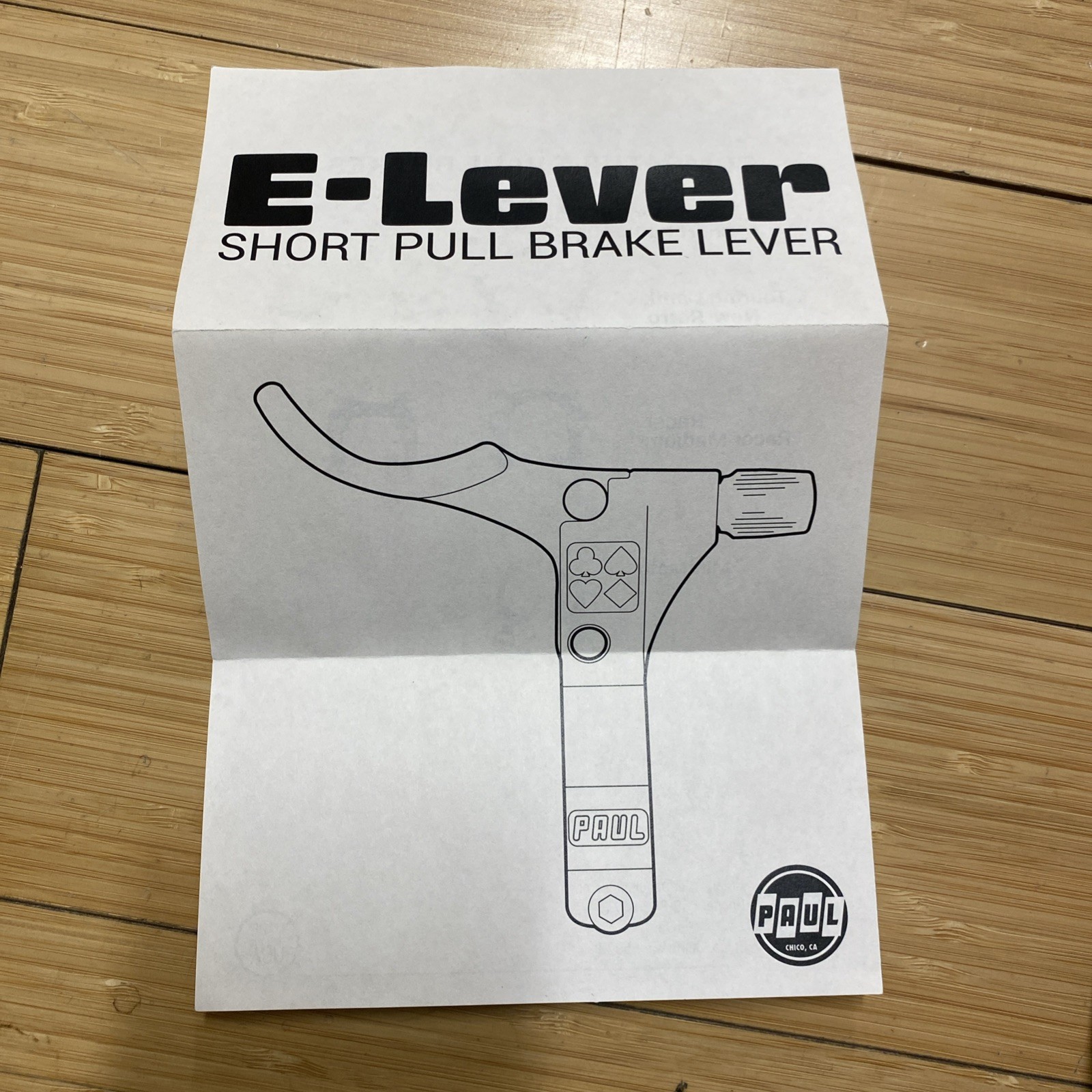 Paul Components E-Lever 22.2mm 7/8” Right Only Silver Short Pull Brake Lever