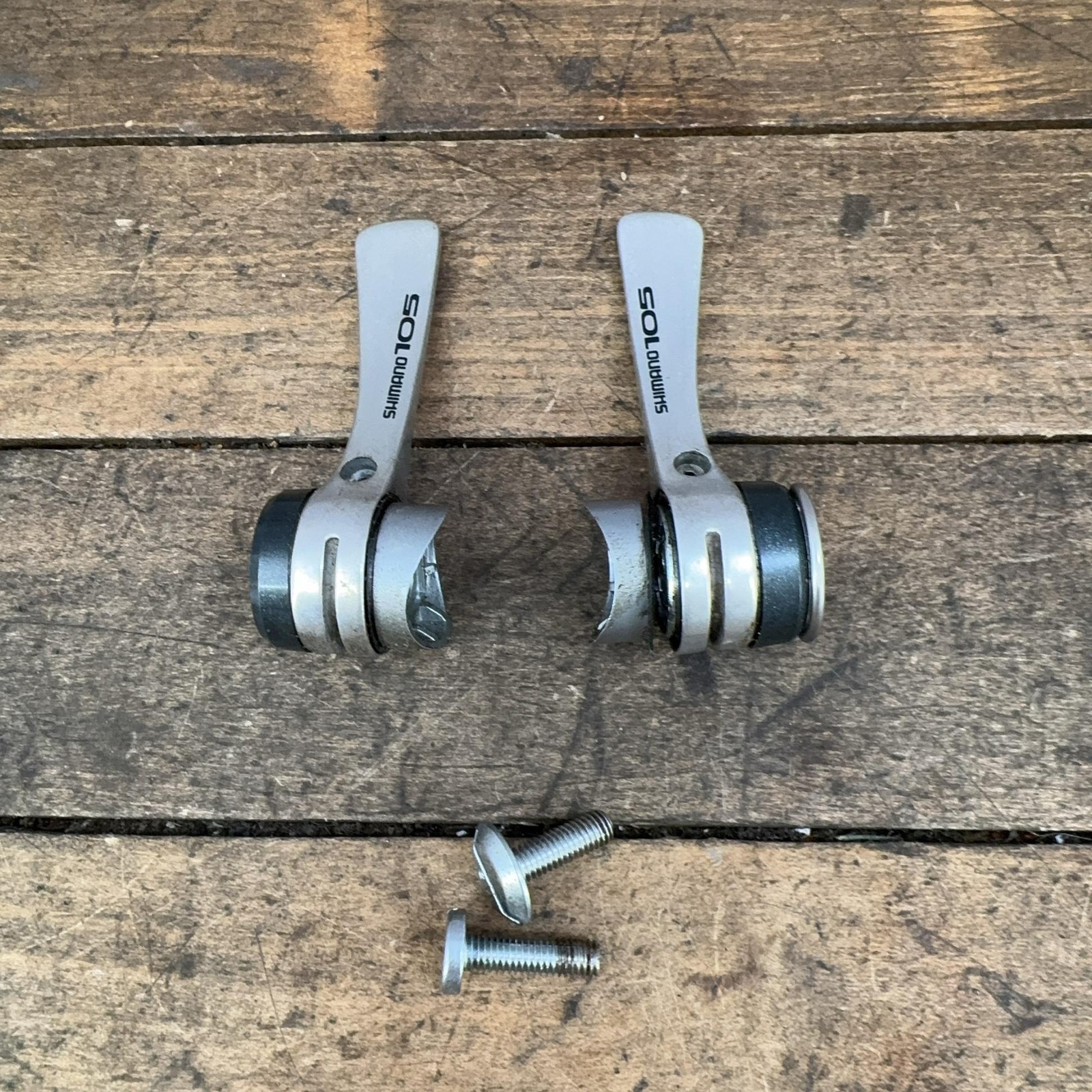 Vintage Shimano 105 SL-1050 Downtube Shifter Set PARTS 6 Speed 6s Light Action