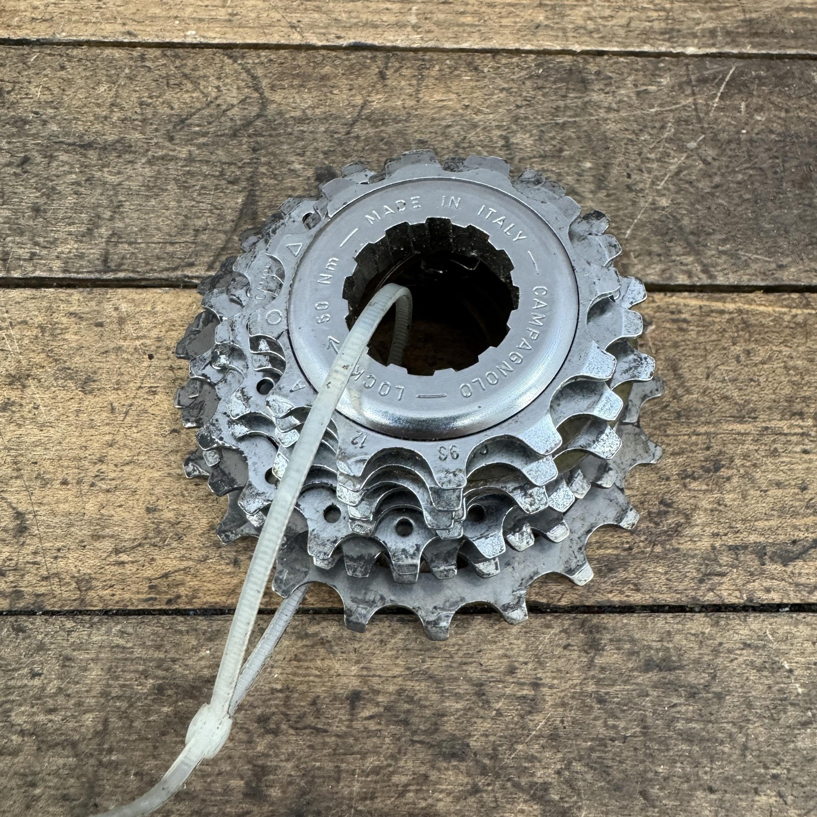 Vintage Campagnolo Cassette 9 Speed 12-21T 21T Silver Steel Road Italy Campy
