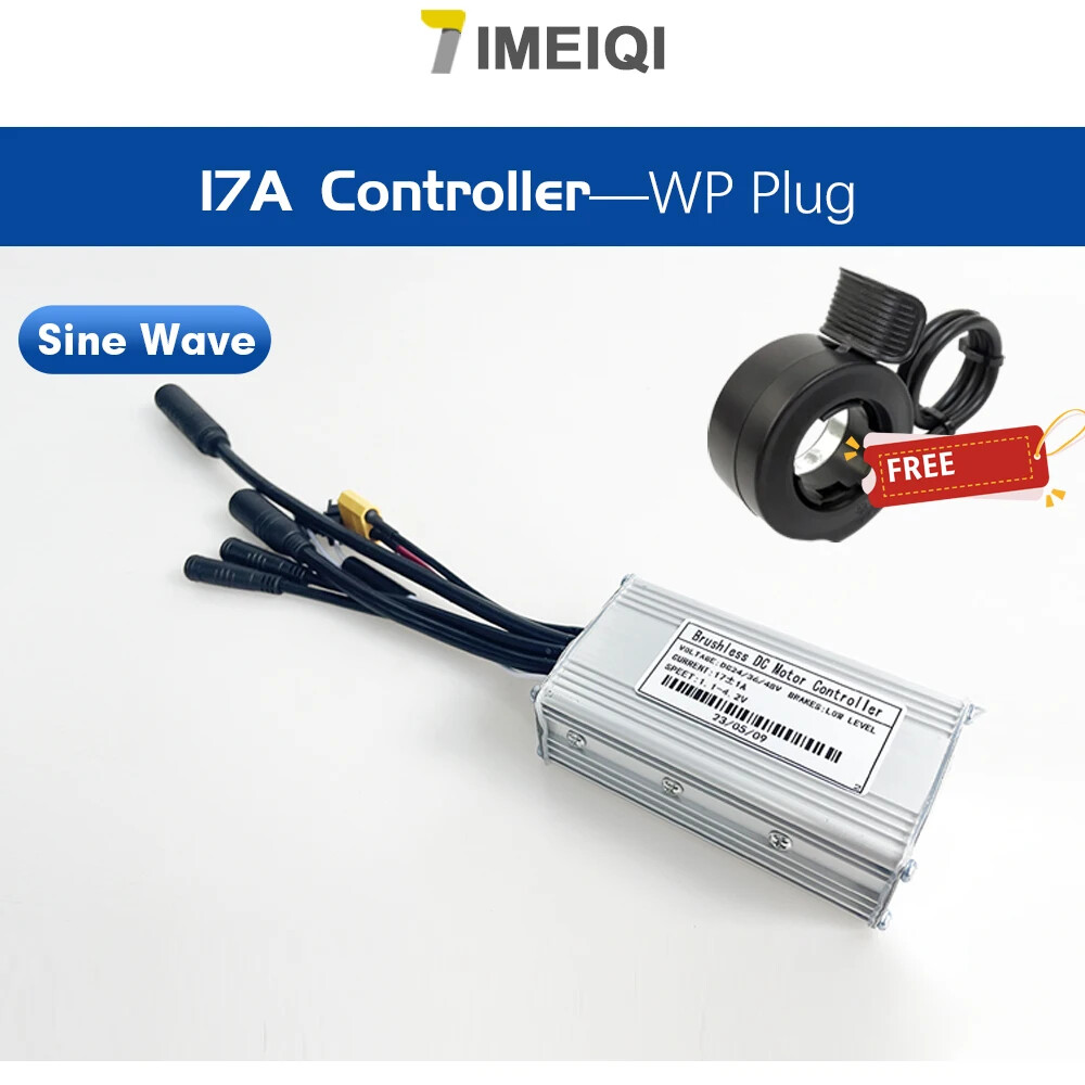 E-bike 3-mode Sine Wave 36V 48V 17A/26A/30A/40A Brushless Motor Controller Kits