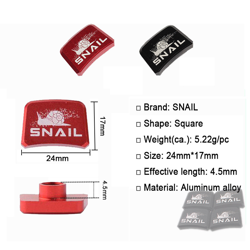 SNAIL MTB Road Bike Single Chainring Screws Sprocket Crankset Chainwheel Bolts