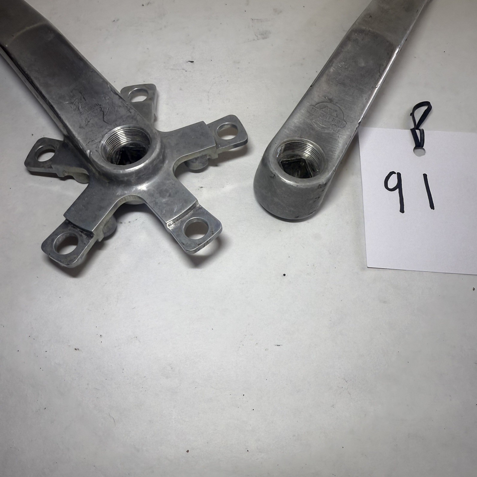 Vintage White industries By Sugino Crankset Square Taper Cranks 175mm