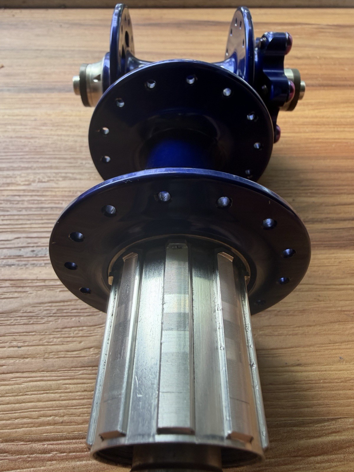 Chris King Disc Hubs Navy / Blue 100mm Front 135mm Rear QR.