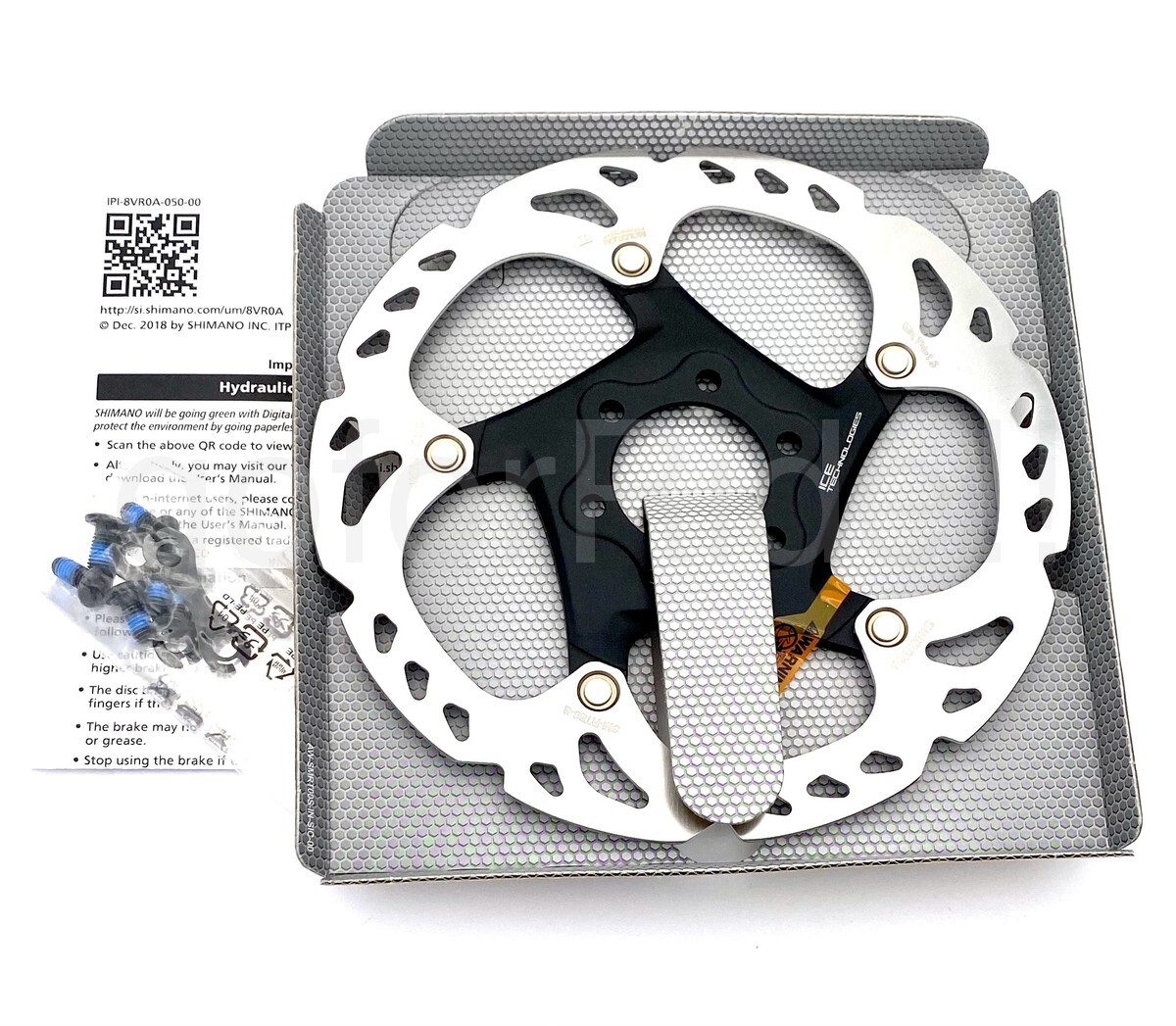 2 x Shimano XT SM-RT86-S 160mm 6-Bolt Brake Rotors