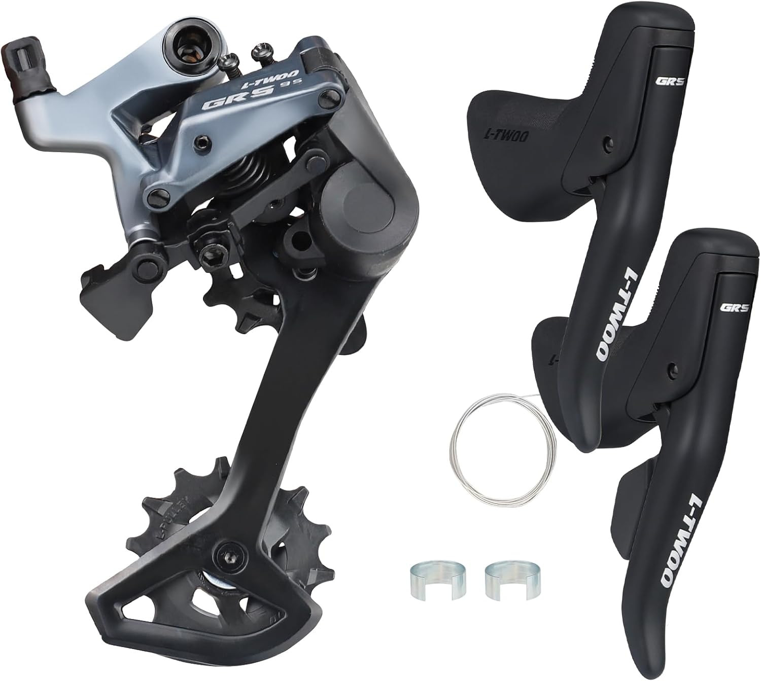 Road Bike Groupset 1 X 9 Speed Includes Bike Shifter Set and Rear Derailleur Bic