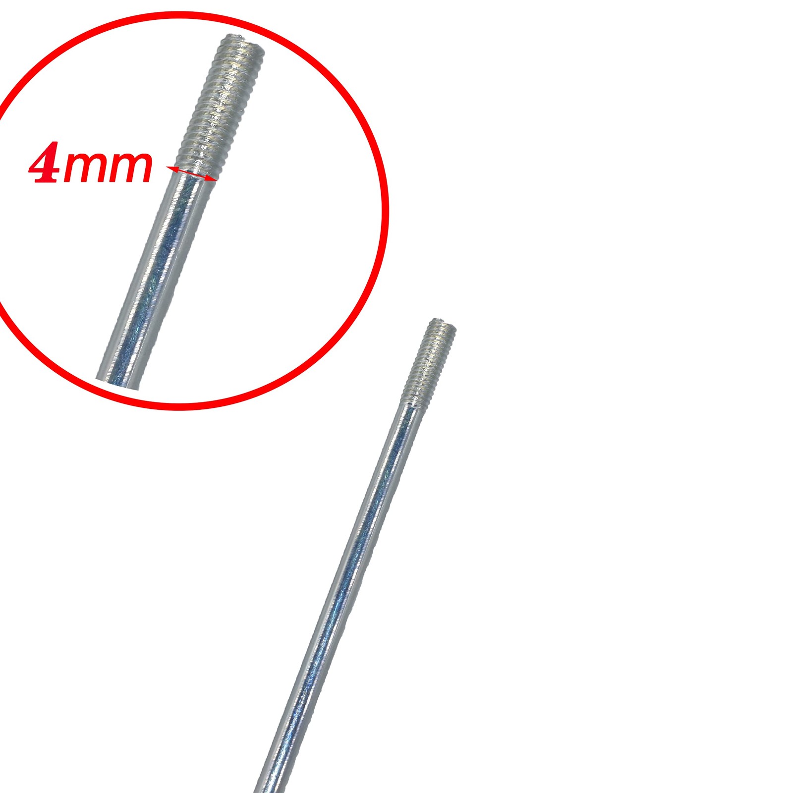 19 inch Spoke for Dirt Bike Front Or Rear Wheel Rims Spoke-19 inch, Metallic