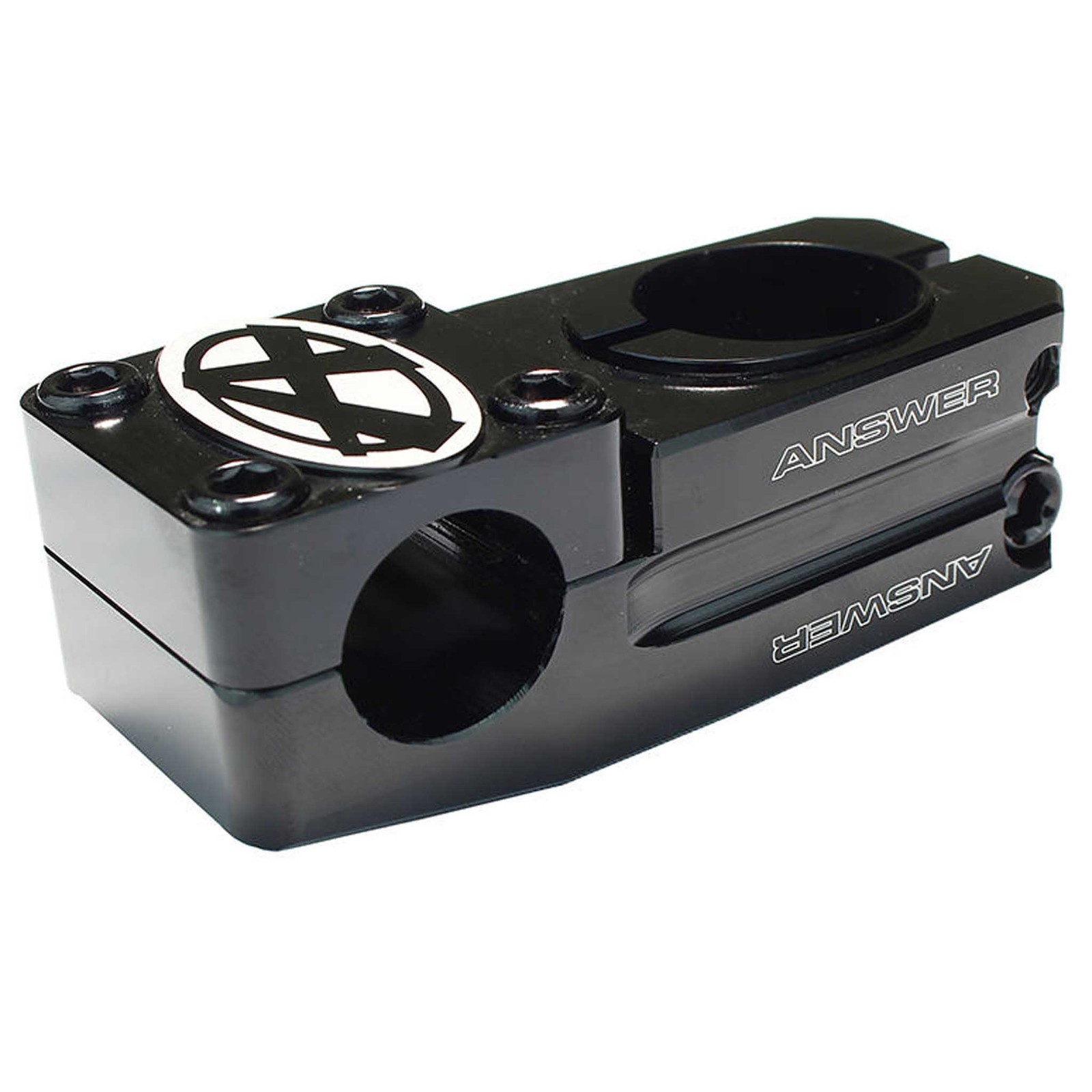 AnswerBMX Dual Length Pro XL Stem, (22.2) 50/57mm, Black
