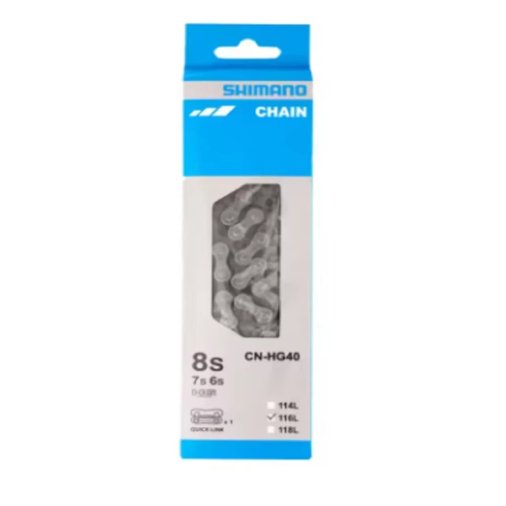 Shimano CN-HC40 6 7 8 Speed Bicycle Chain 116 Links Road MTB Hybrid HG40 New