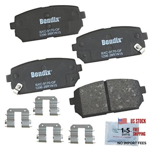 Priority1 CFC1296 Ceramic Rear Brake Pads for Kia Rondo – 1 Count (Pack of 1)