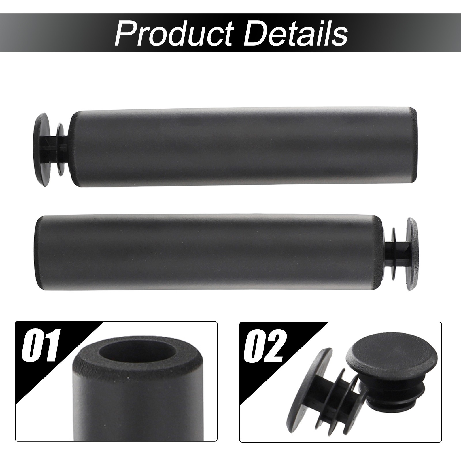 1 Pc MTB Soft Foam Silicone Sponge Handle Bar Grips Handlebar Cover Bike/Bicycle