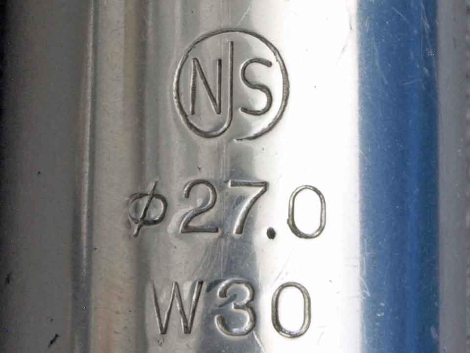 NITTO NJS seat pillar NJ-SP72 W30 ��27.0mm used