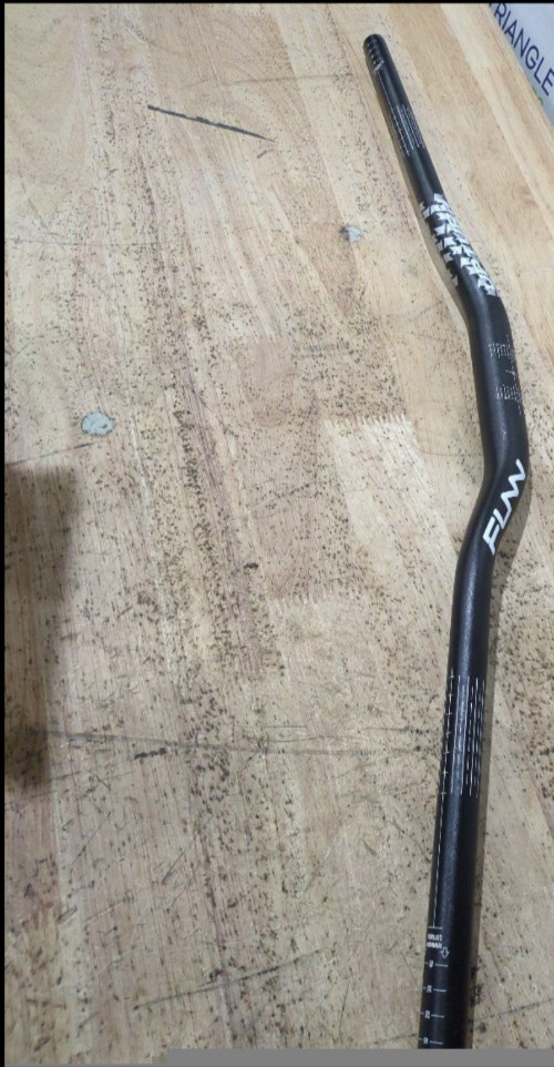FUNN Riser Handlebar 785mm Aluminum 31.8mm Clamp 75mm rise Black Universal Bike
