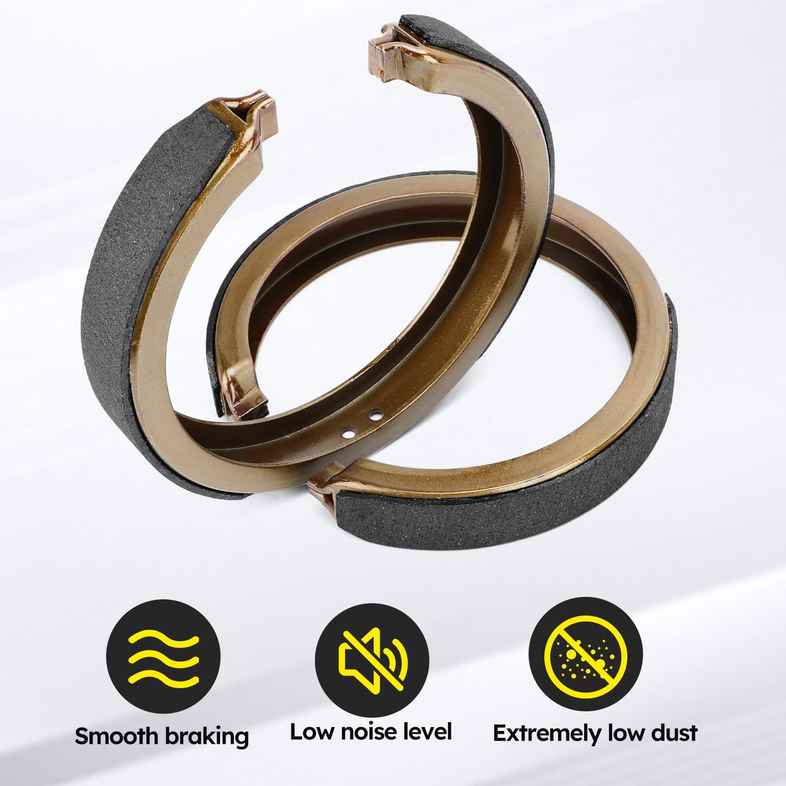 Rear Parking Brake Shoes Set for 99-14 Chevrolet 99-14 GMC 00-14 Cadillac 04-07