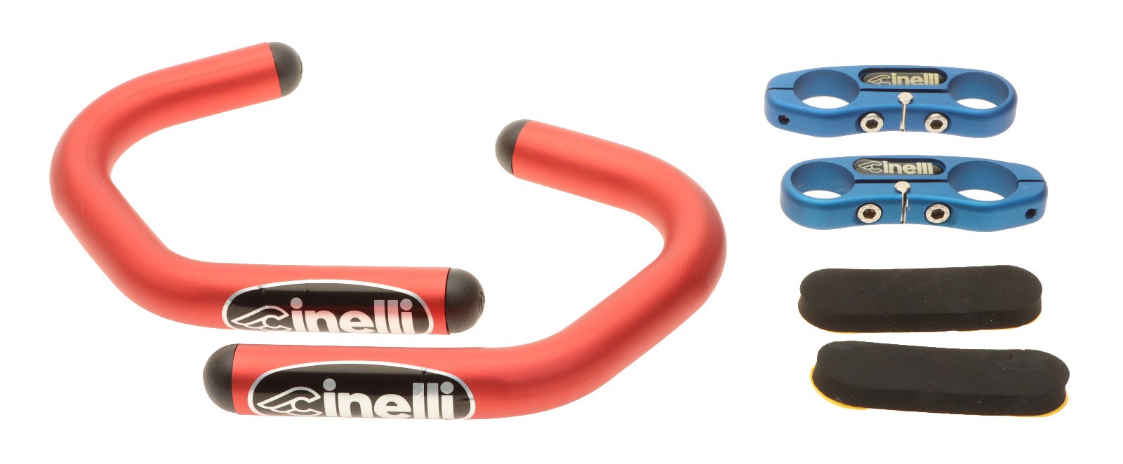 Cinelli Spinaci Handlebar Extensions Metallic Red/Blue Time Trial NEW NOS NIB