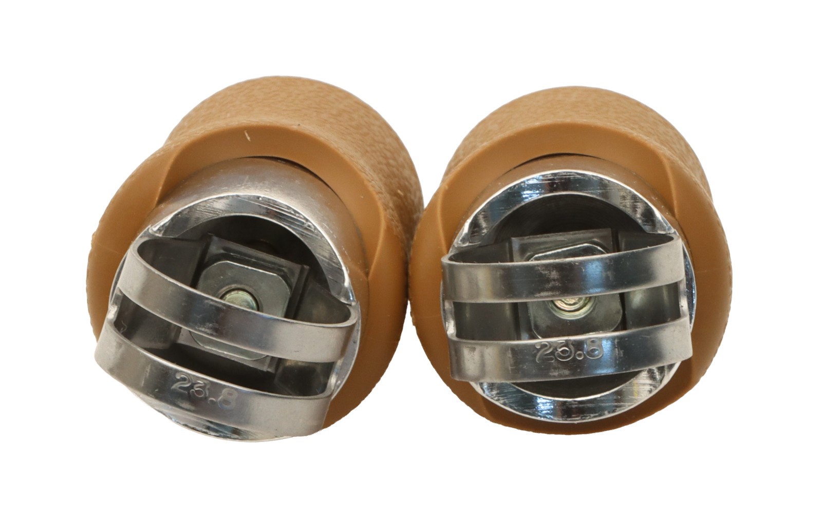 Dia Compe 138 Tandem Hand Rests /w Hoods PAIR 23.8mm Clamp Gum DC138/BR NEW NOS