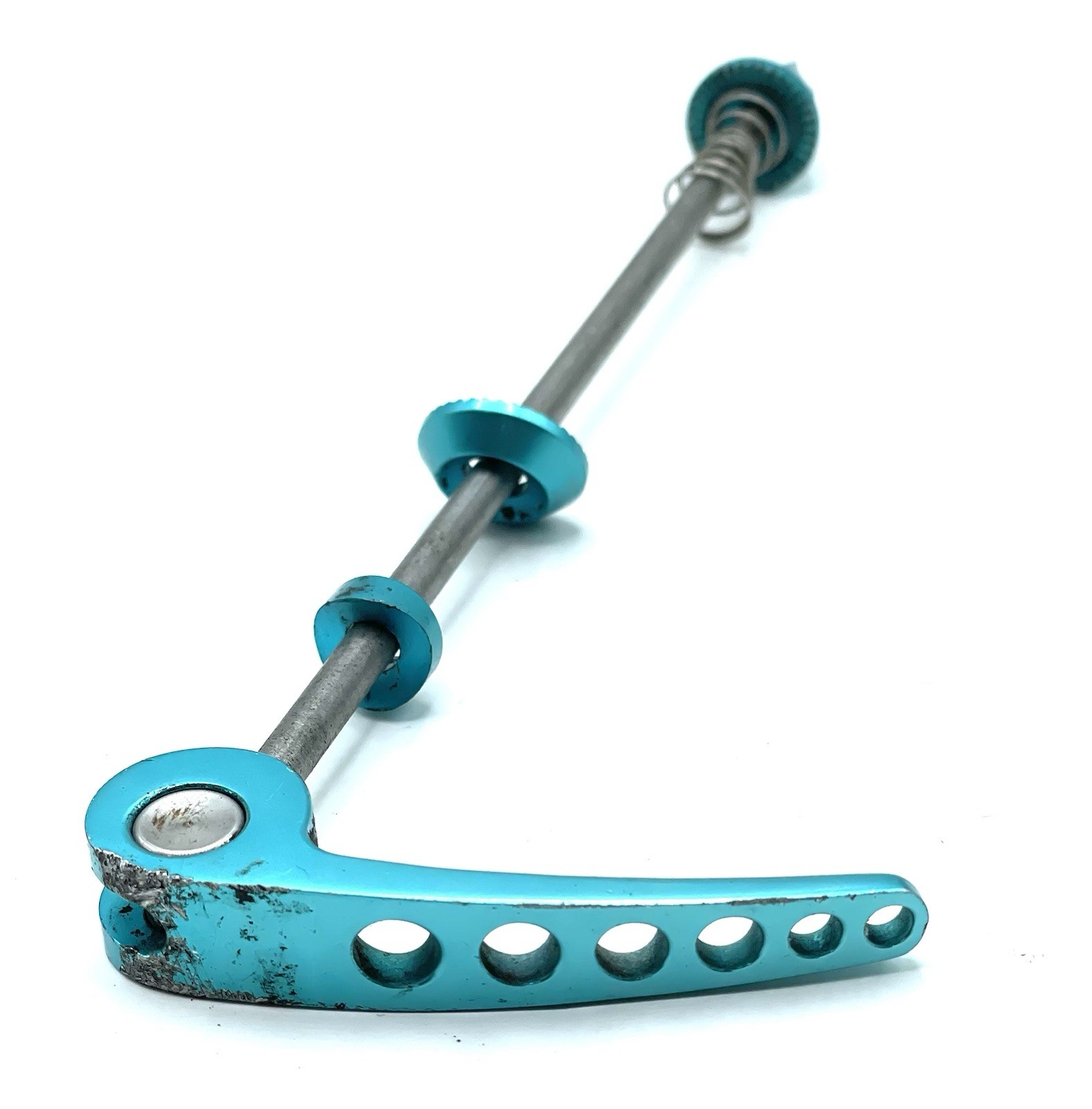 Titanium Quick Release Skewer Rear QR Turquoise Anodized Vintage MTB