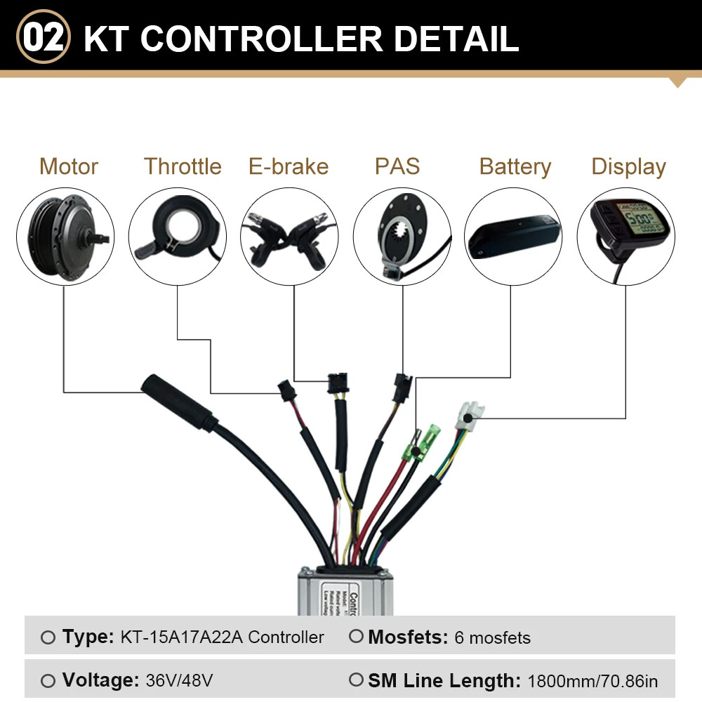 250W/350W/500W 36V 48V E-bike Conversion Kit Rear Cassette Wheel Hub Motor Kit