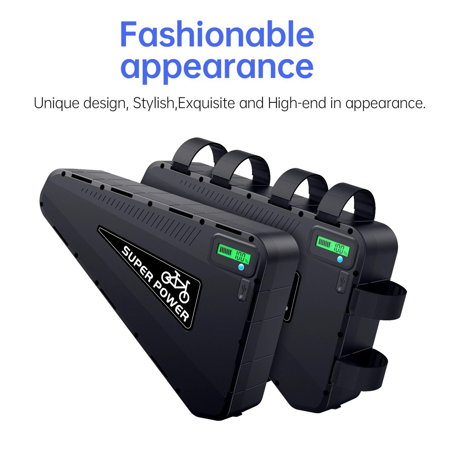 52V 20AH 25AH 30AH Ebike Downtube Triangle Batter Pack Waterproof for 0-2500W