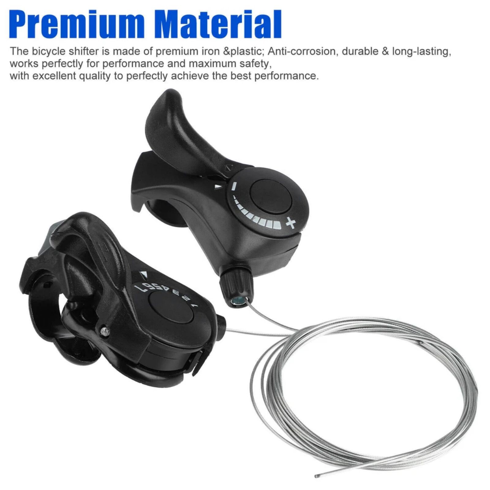 3×7 21-Speed Shifters w/Durable Construction Aluminum Steel & Premium Plastic
