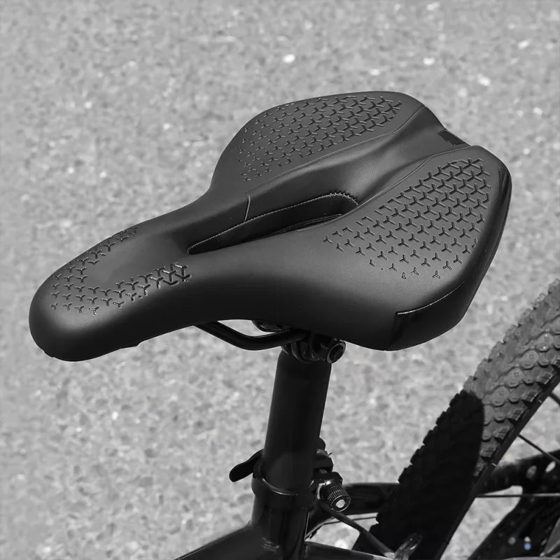 Bike Seat, Mountain Saddle, Cycling Pad-Universal Soft Shock Absorbing Breath