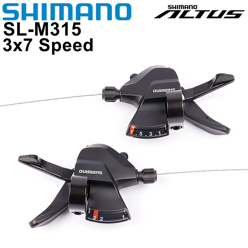 New Shimano Altus SL-M315 Rapidfire+ 3×7 / 3×8 Speed Trigger Shifter Set