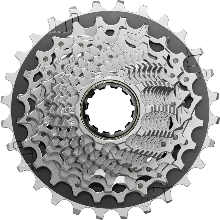 SRAM Force XG-1270 Cassette – 12-Speed, 10-28t, Silver, For XDR Driver Body, E1