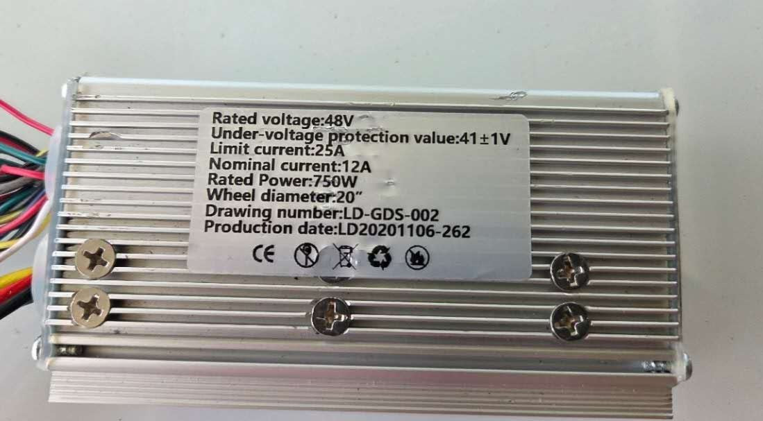 Bafang 8fun 48v 25a 750w SM plugs controller