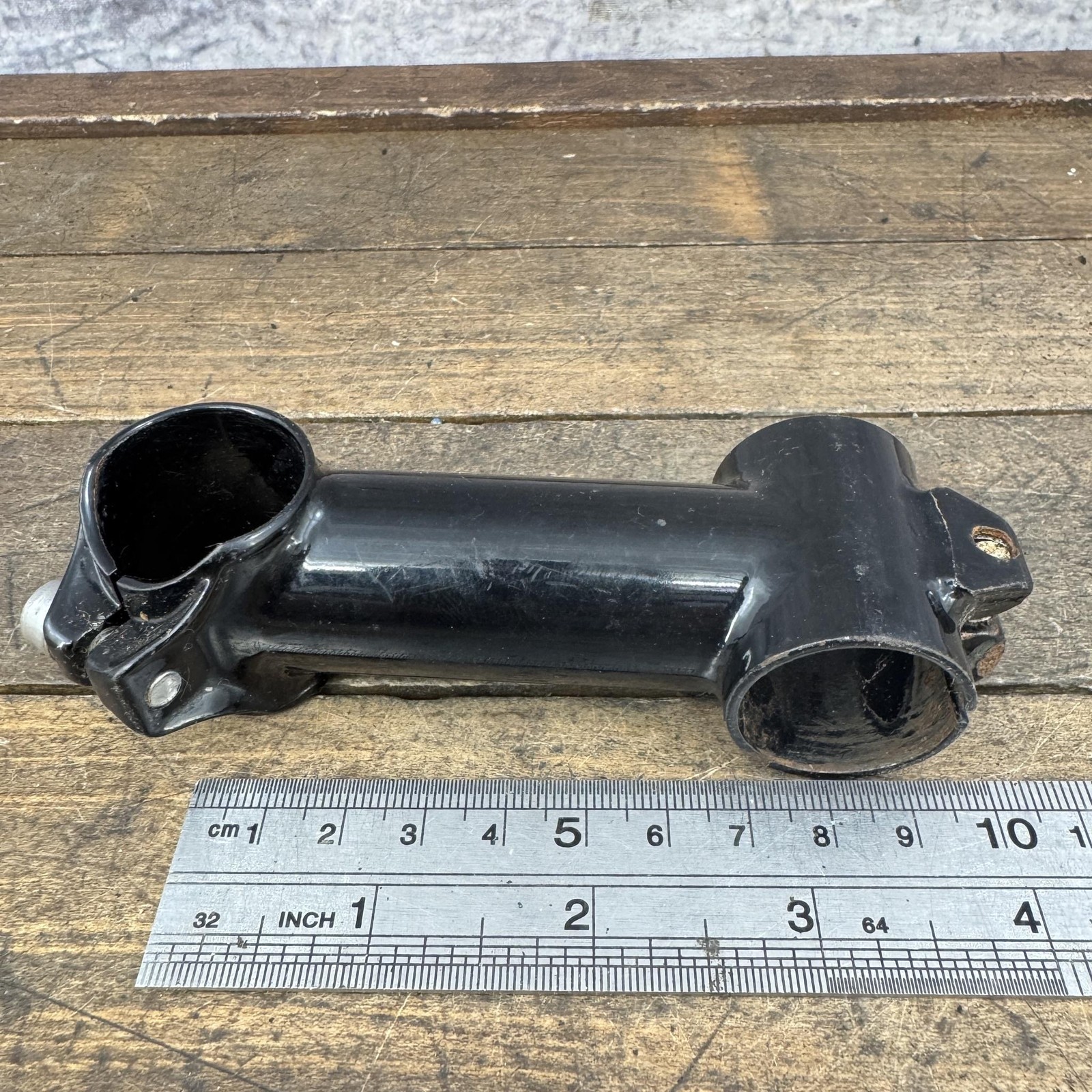 Vintage Salsa Cycles 1in Threadless Stem 25.4 Mm Clamp 80mm Black Steel MTB 90s