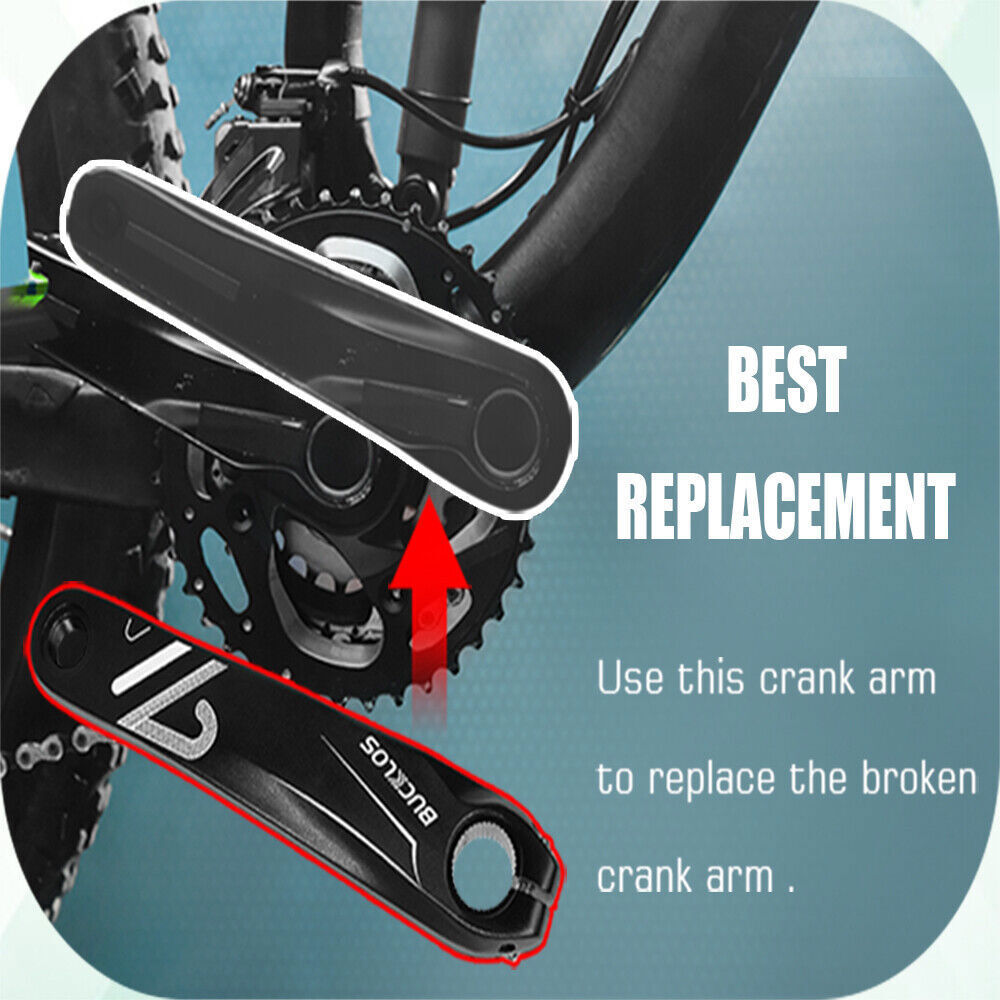 Bicycle Crankset 152/170/175mm Crank Arm Taper Square/Diamond/Spline Aluminum US