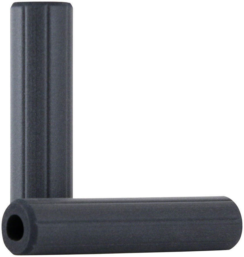 ESI Ribbed Extra Chunky Grips – Black Standard Grip Length, Bar Plugs Included