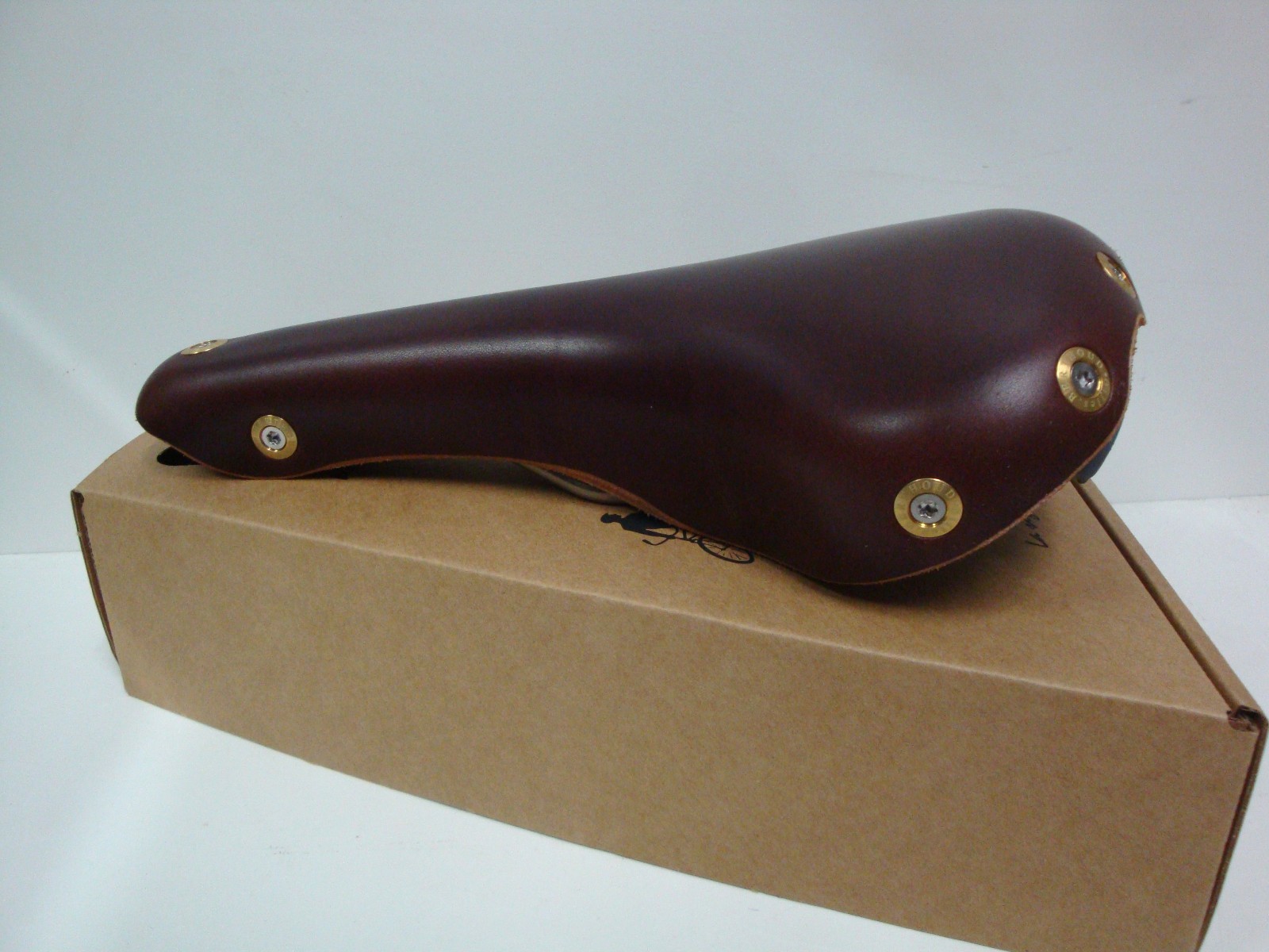 NEW GILLES BERTHOUD SADDLE SEAT ARAVIS BROWN MADE IN FRANCE IDEALE BROOKS