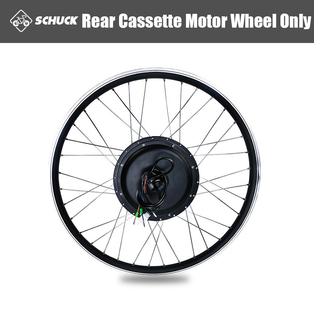 48V 250W 350W 500W 1000W 1500W Rear Cassette Ebike Motor Wheel Conversion Kit