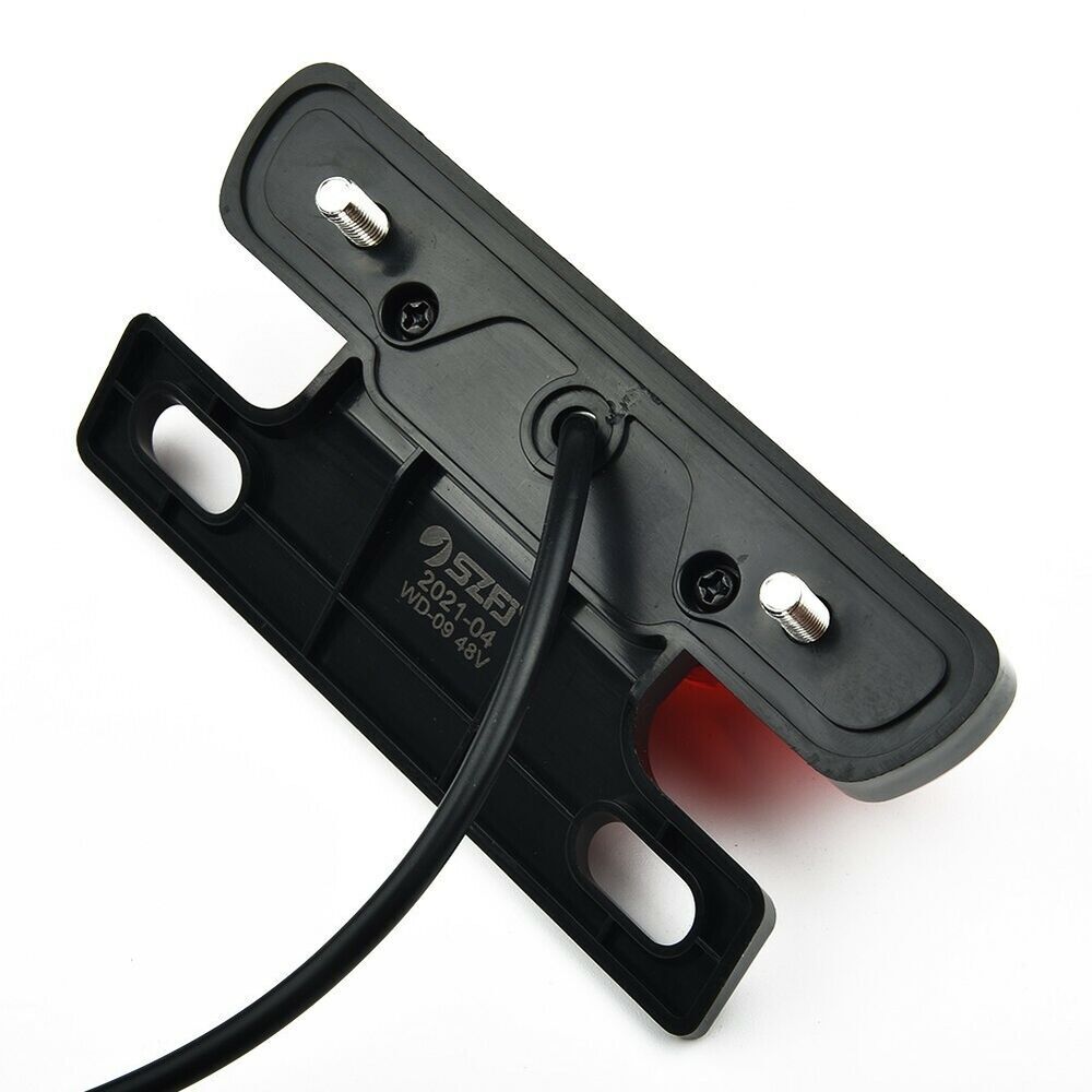 For E-Bike Rear Tail Light Safety Warning Rear Lamp For Electric Bicycle 36-48V