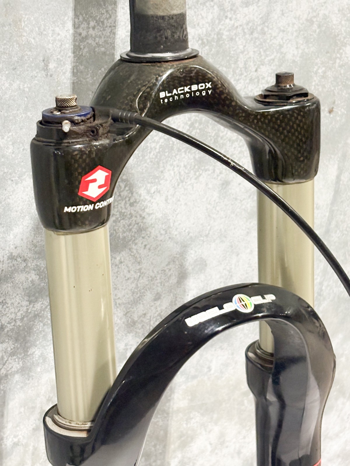 Rock Shox Reba World Cup WC BlackBox Carbon Motion Control Disc 100mm 26″ 1 1/8