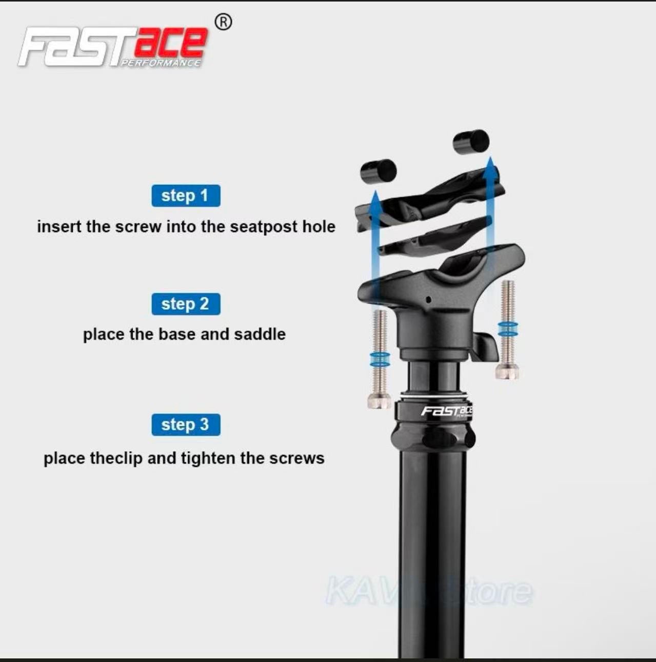 Dropper Seatpost MTB 125mm Travel 27.2/30.9/31.6mm Internal External Cable Route