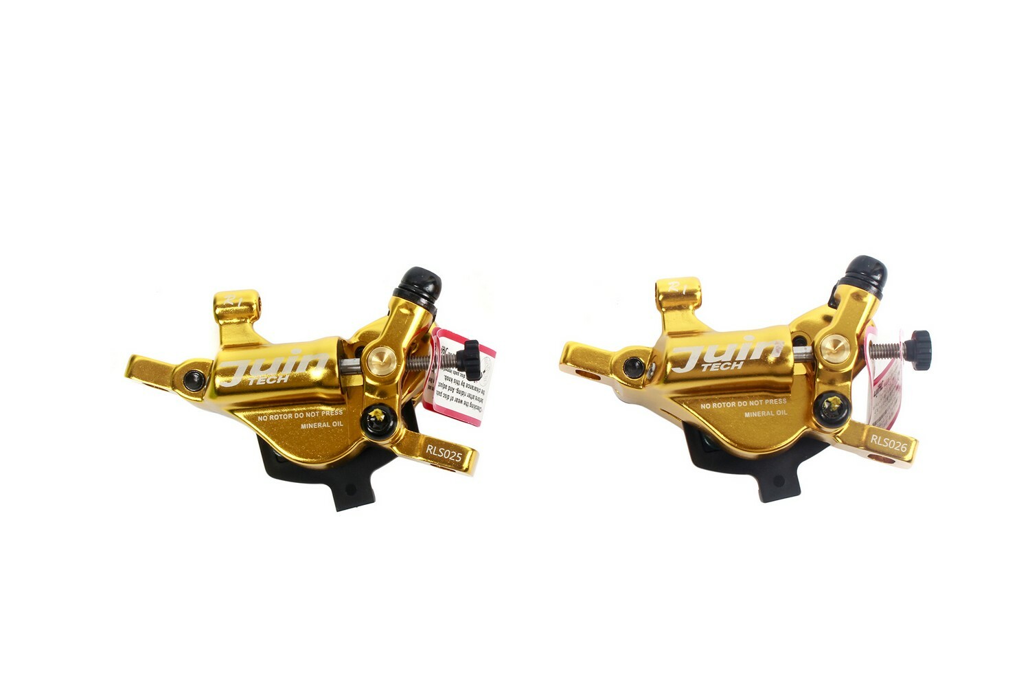 Juin Tech R1 Road Cyclocross Gravel Bike Hydraulic Disc Brake Set Gold