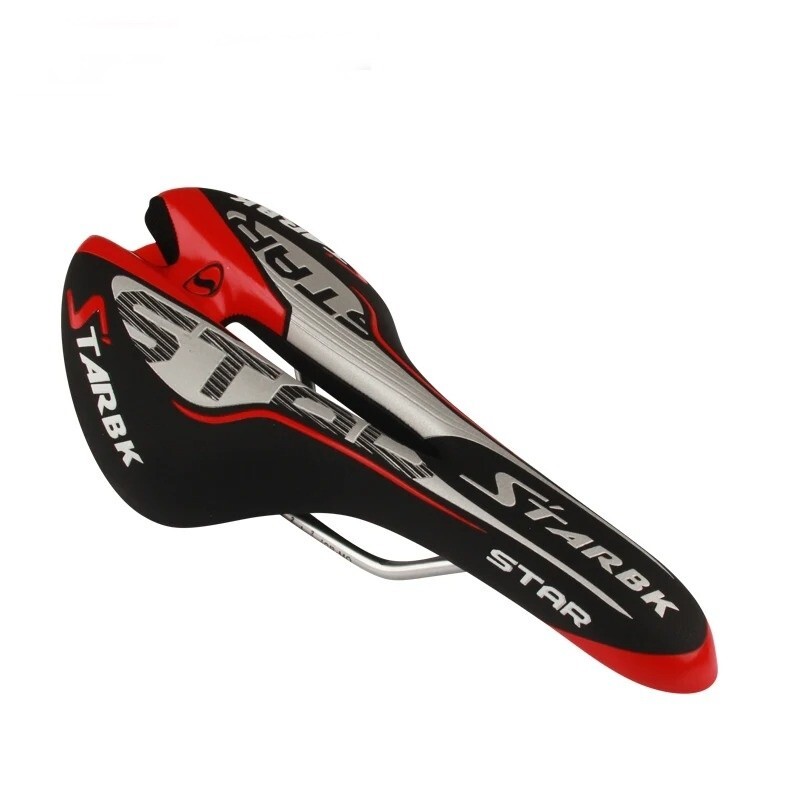 Bicycle Skidproof Saddle Mountain Bike Cushion Seat Cycling Road Faux Leather